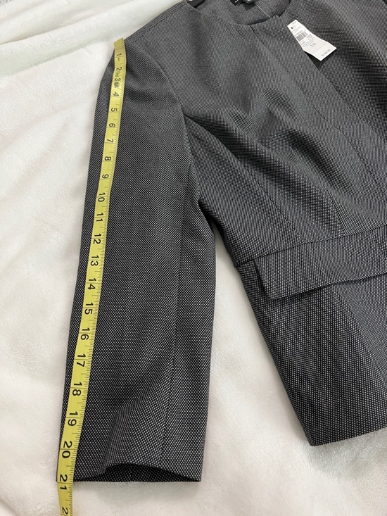 Ann Taylor 2 piece business professional Gray Skirt Suit Size 10 NWT - Picture 11 of 14